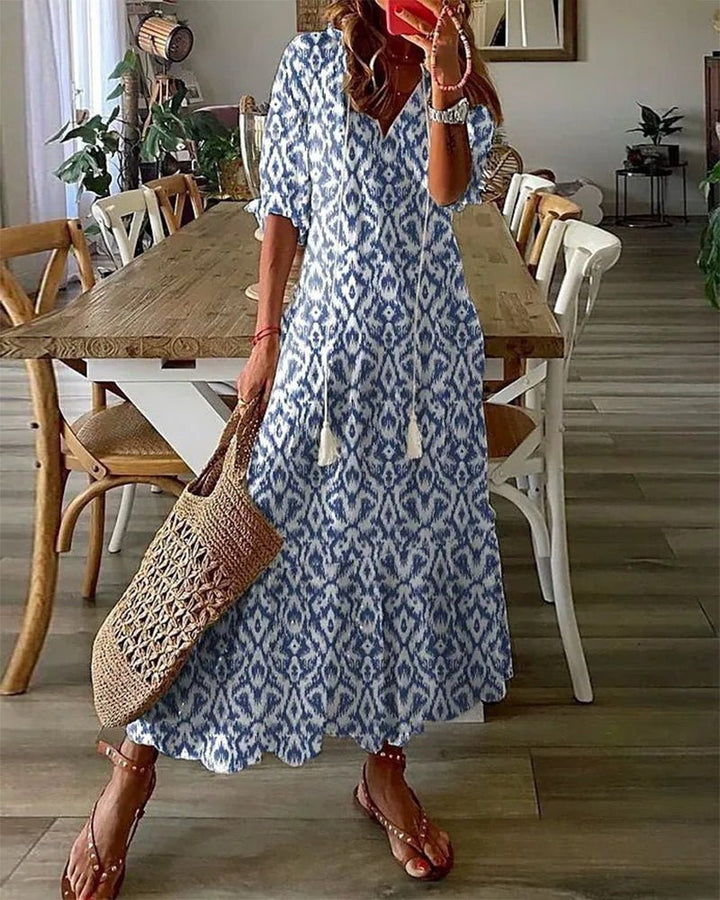 Coris - Flattering Bohemian Dress