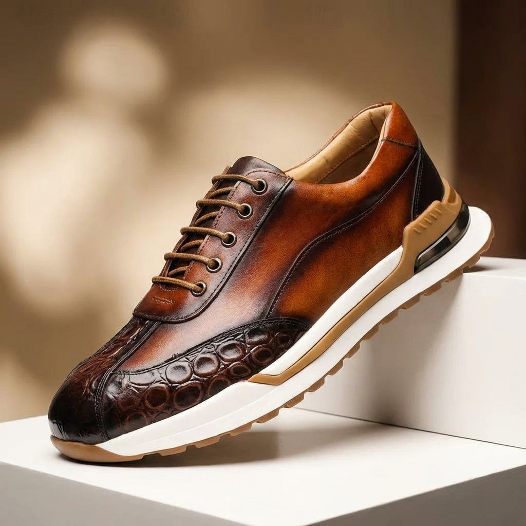 Huxley - Textured Casual Sneakers