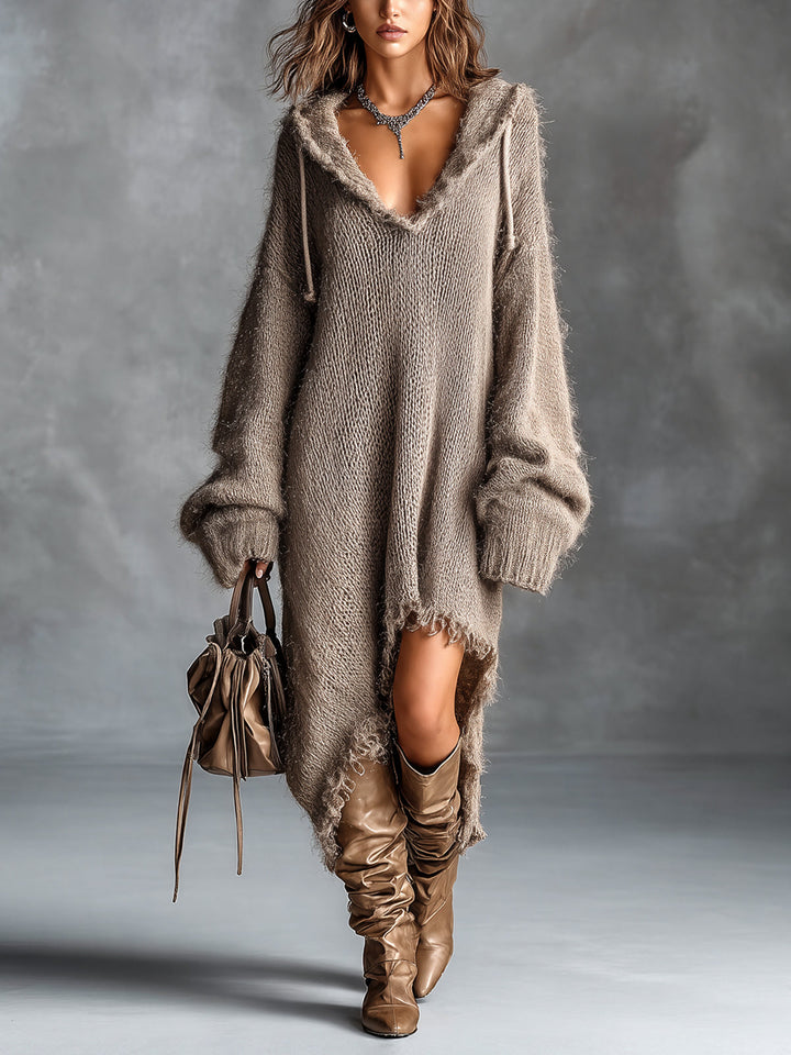 Liesel - Oversized Hooded Midi Dress