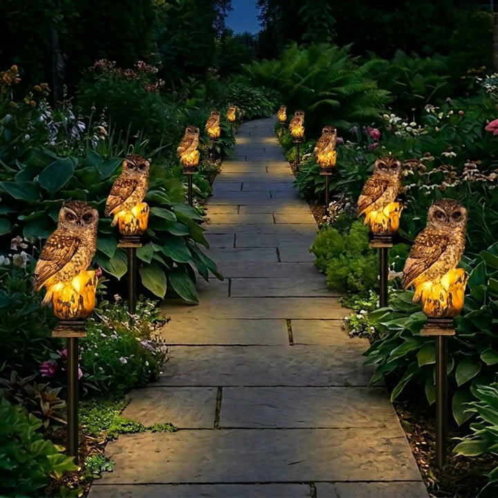 Amora - Owl Decorative Garden Lamp