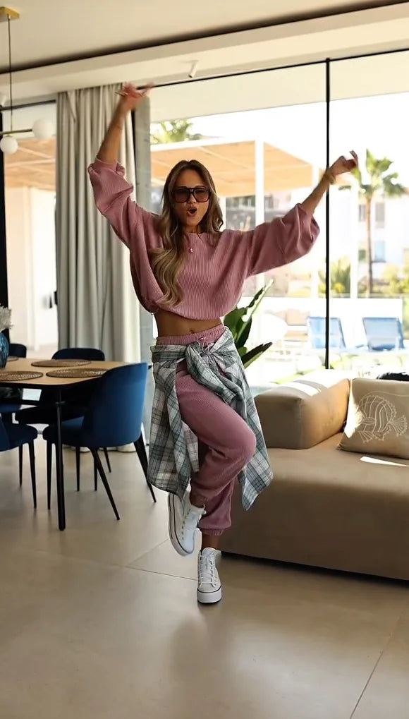 Nirell - Matching Knit Two-Piece Set