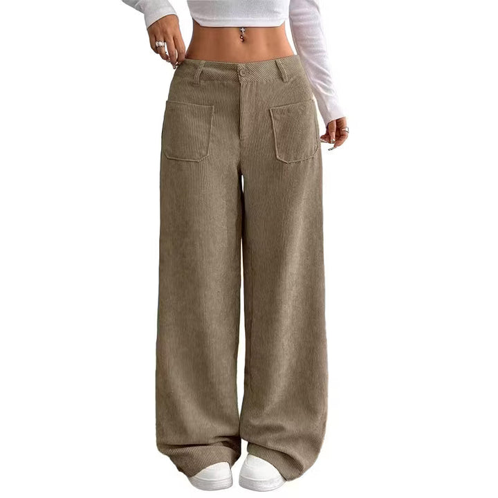Eithne - Soft-Touch Wide-Leg Trousers