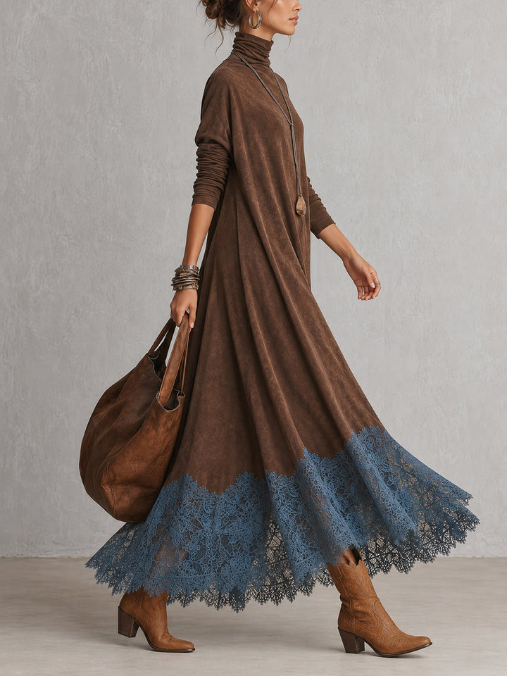 Pamina - Lace-Panel A-Line Dress