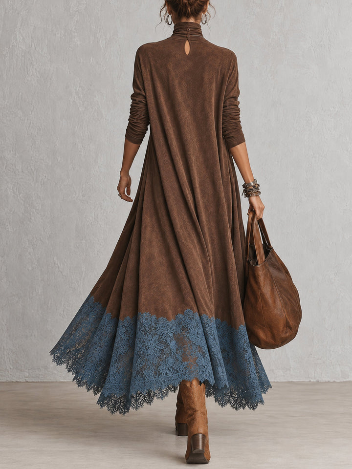 Pamina - Lace-Panel A-Line Dress