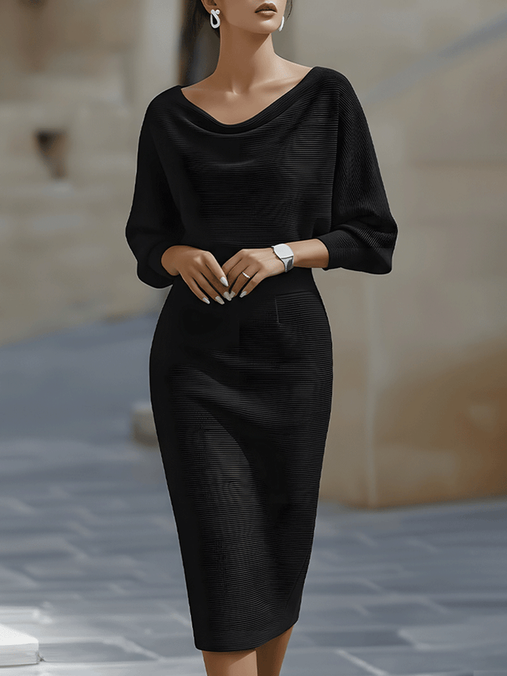 Avalon - Soft-Touch Batwing Midi Dress