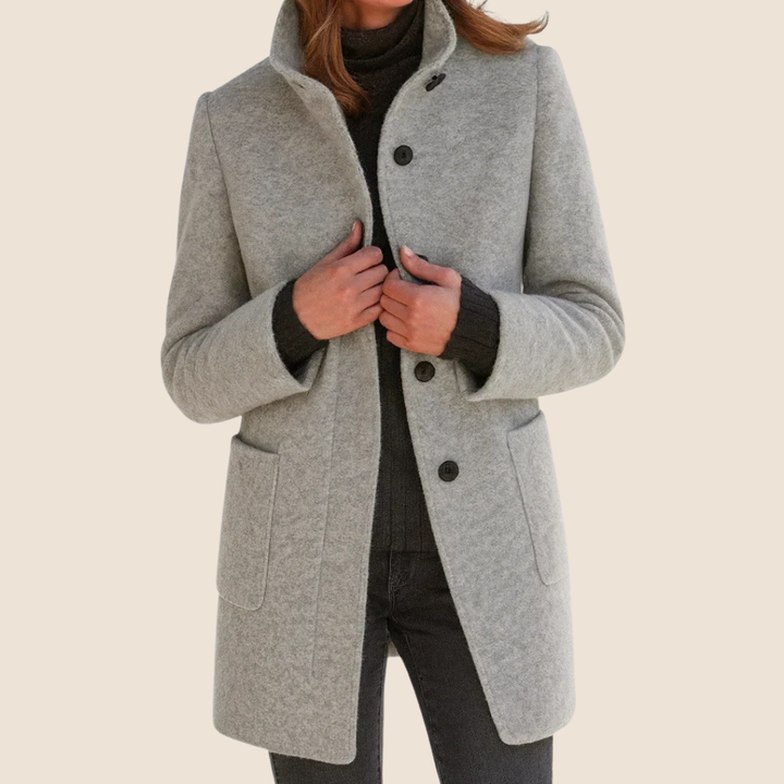Elanique - Soft-Touch Tailored Coat