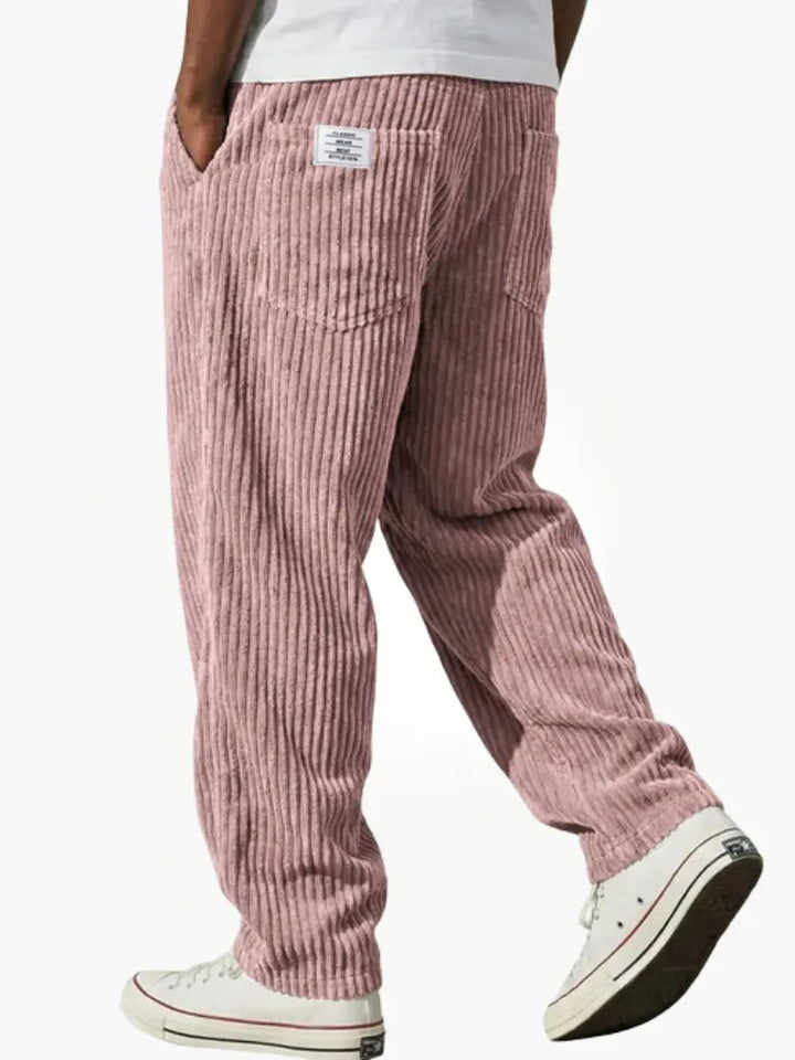 Faren - Textured Drawstring Trousers