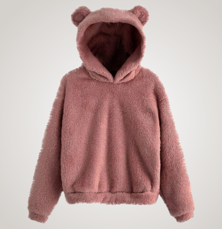 Tialyn - Plush Bear-Ear Hoodie
