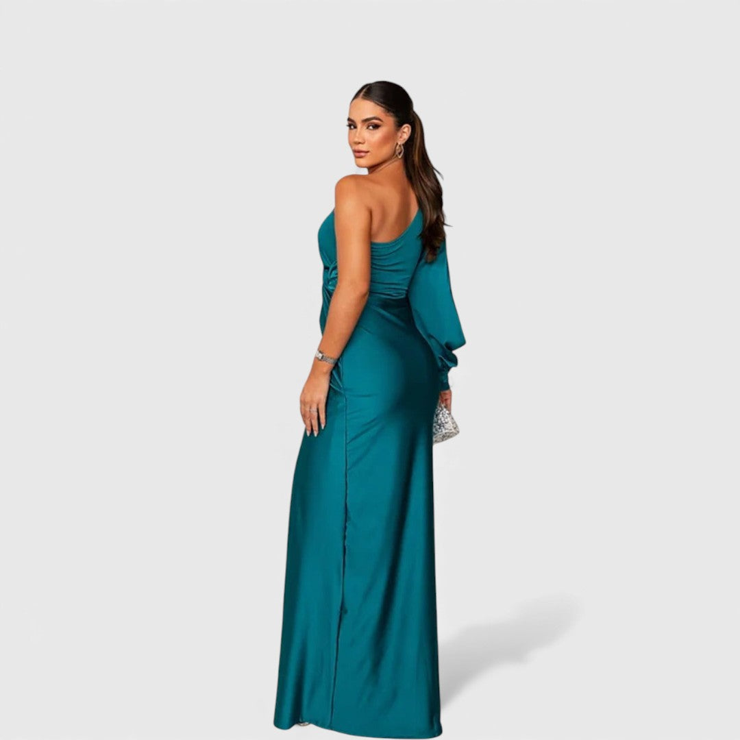 Ellivia - Soft-Touch One-Shoulder Evening Gown