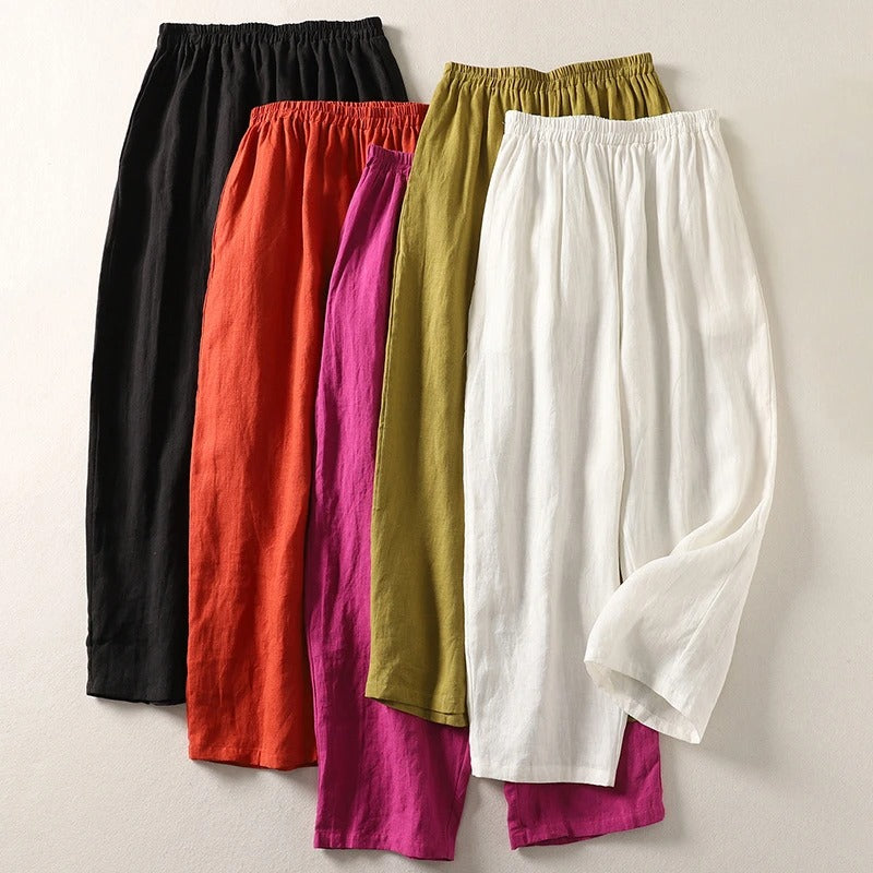 Odalys- Premium Linen Trousers