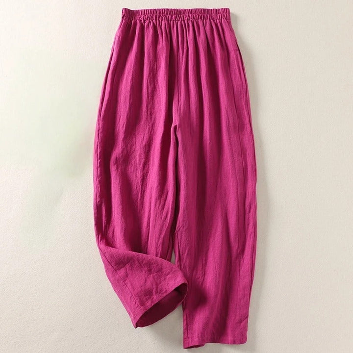 Giselora - Fluid Linen Trousers