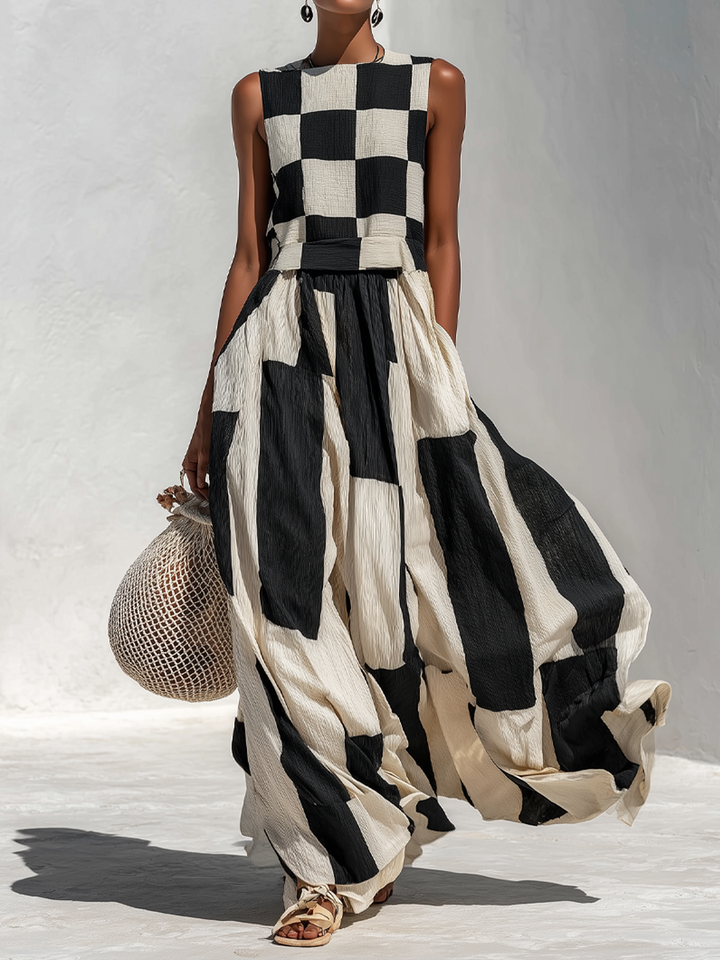 Solenna - Breezy Linen Maxi Dress
