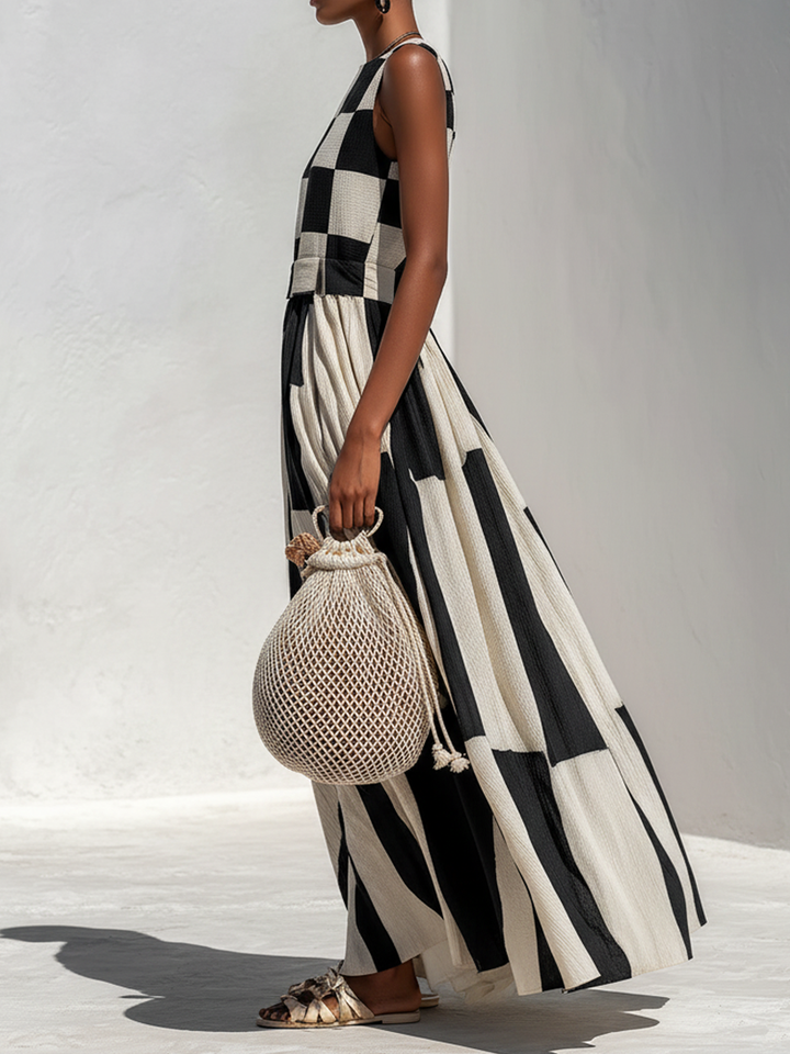 Solenna - Breezy Linen Maxi Dress