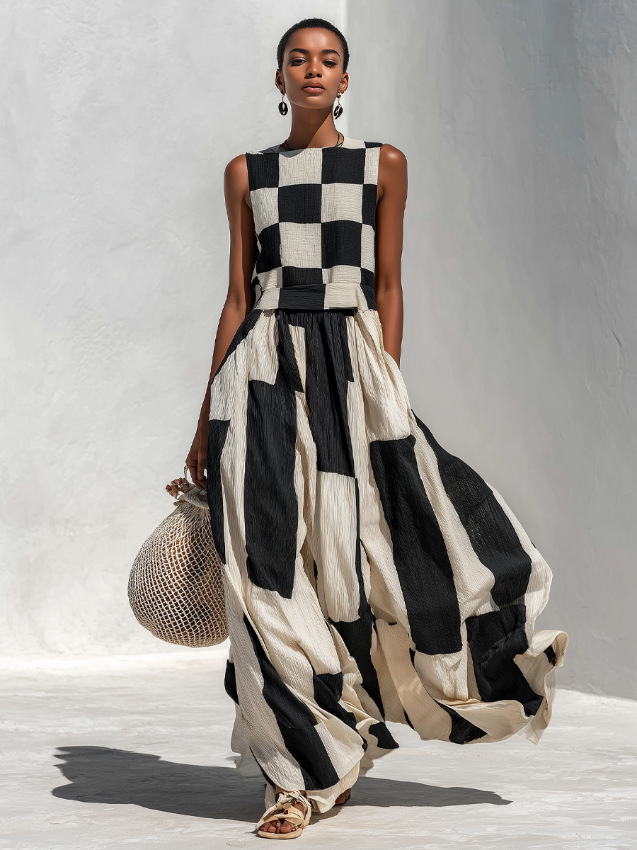 Solenna - Breezy Linen Maxi Dress