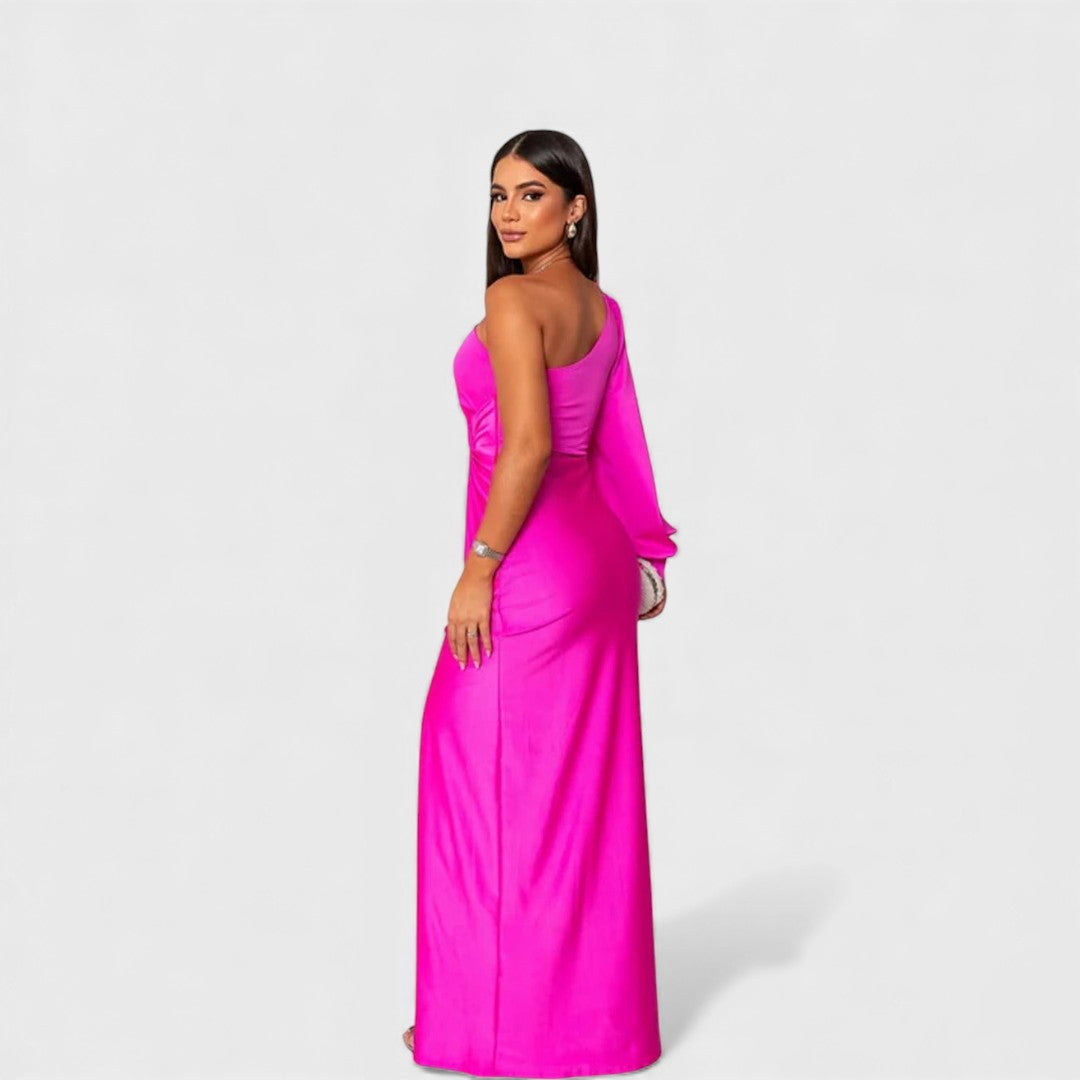 Ellivia - Soft-Touch One-Shoulder Evening Gown