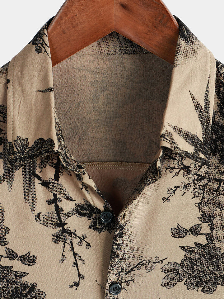 Leoric - Lightweight Short-Sleeve Floral Shirt