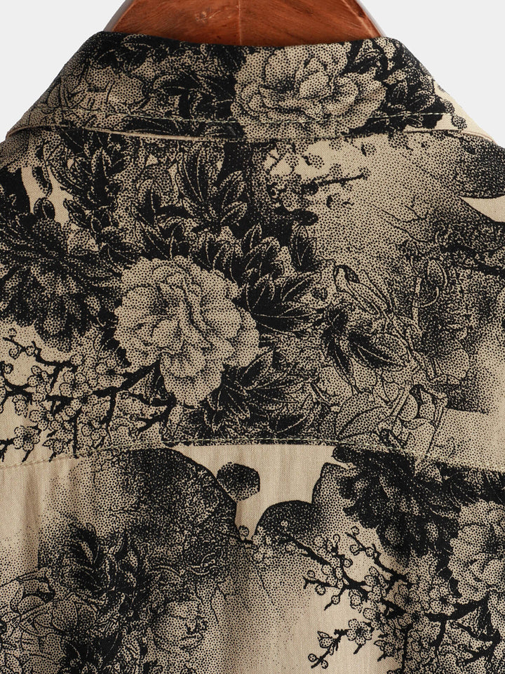 Leoric - Lightweight Short-Sleeve Floral Shirt