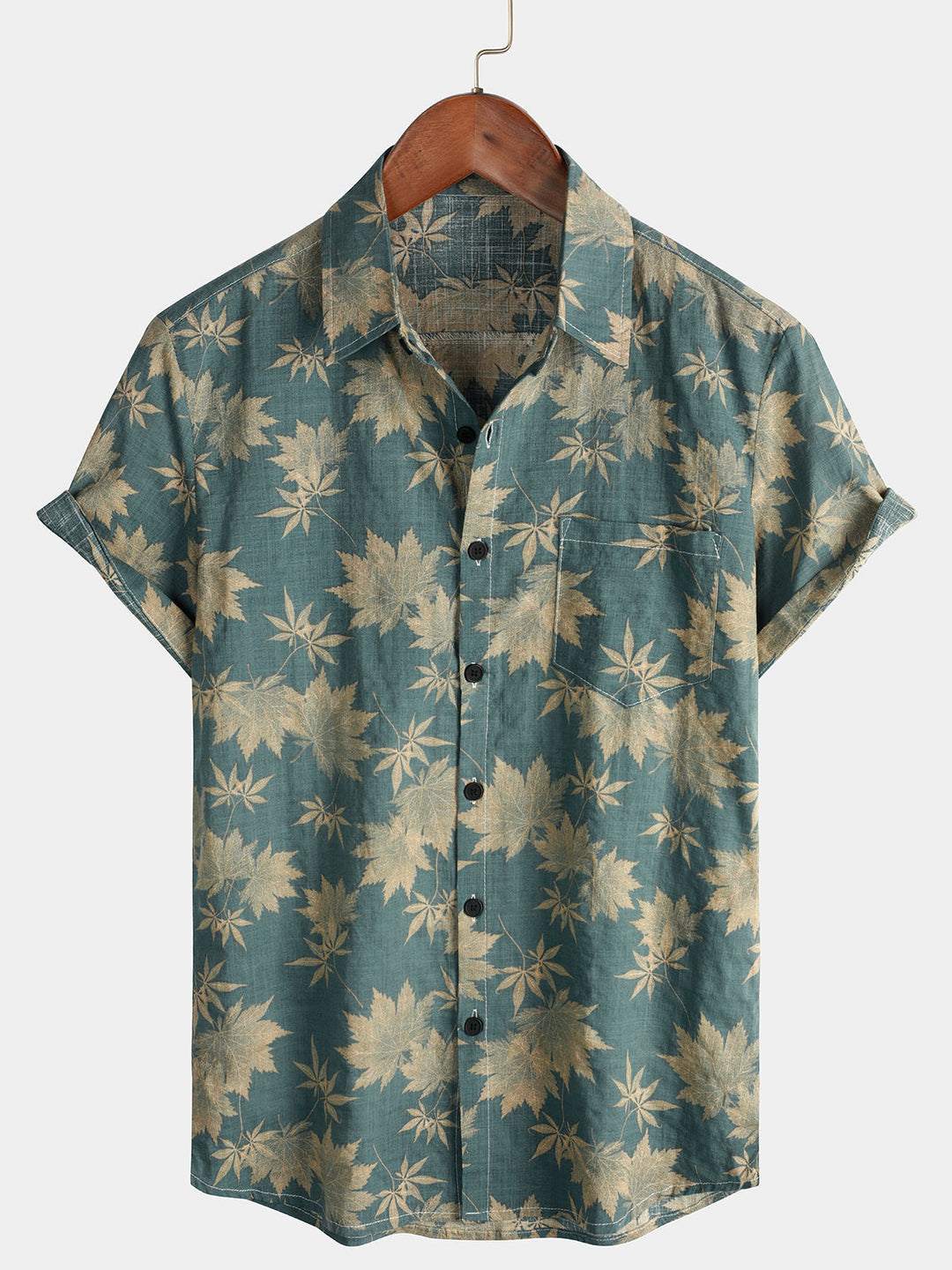 Leoric - Lightweight Short-Sleeve Floral Shirt