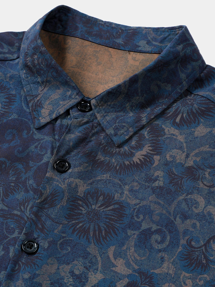 Leoric - Lightweight Short-Sleeve Floral Shirt