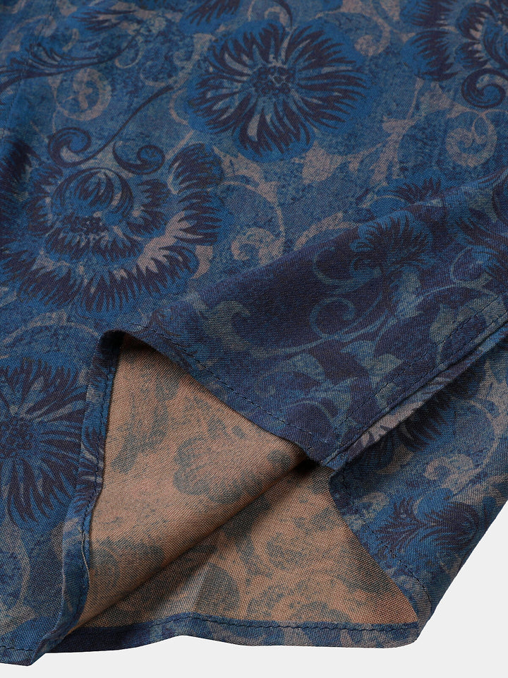 Leoric - Lightweight Short-Sleeve Floral Shirt