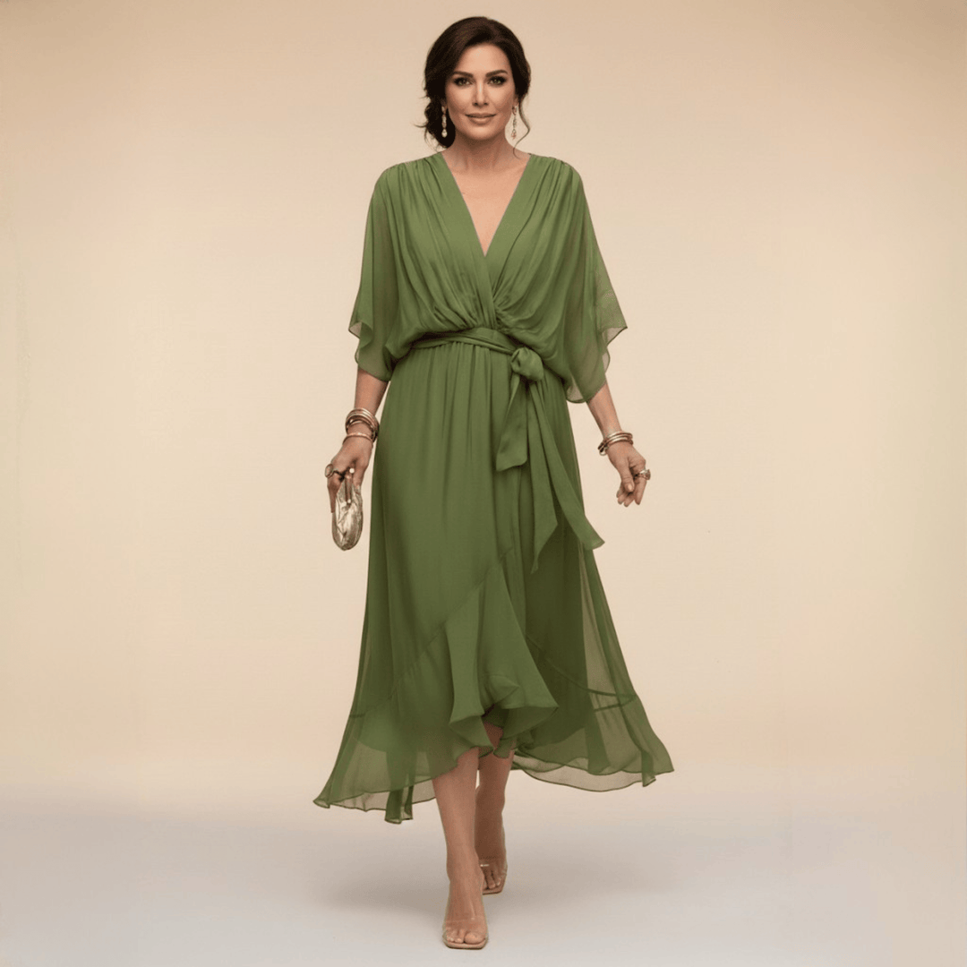 Mirabelle - Airy V-Neck Dress