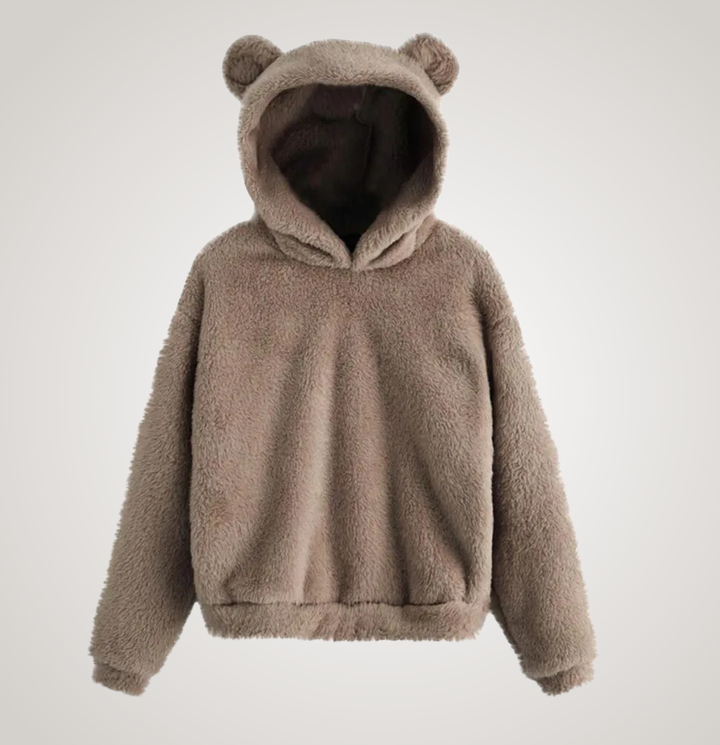 Tialyn - Plush Bear-Ear Hoodie