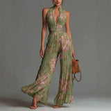 Thessaly - Soft-Touch Wide-Leg Jumpsuit