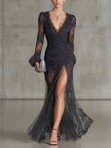 Anja - Ruched Maxi Dress