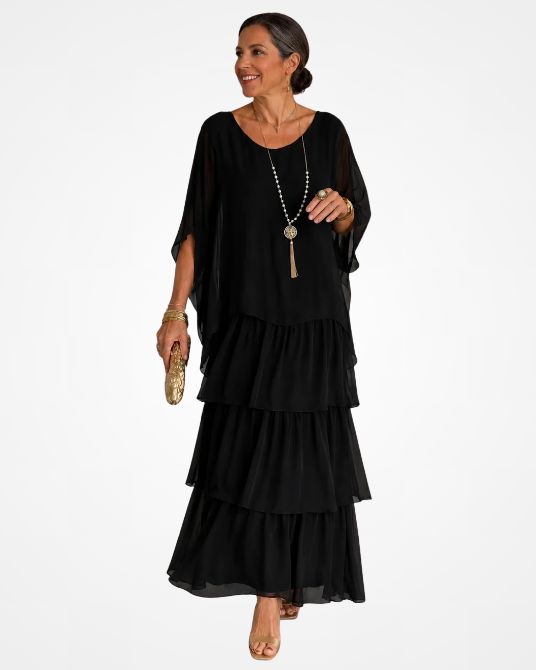 Sylvia - Soft-Touch Flowing Maxi Dress