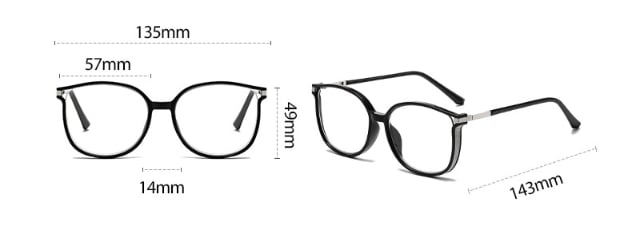 Oressa - Retro Frame Eyeglasses