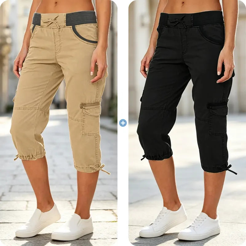 Astrelia - Utility Cargo Capri Pants