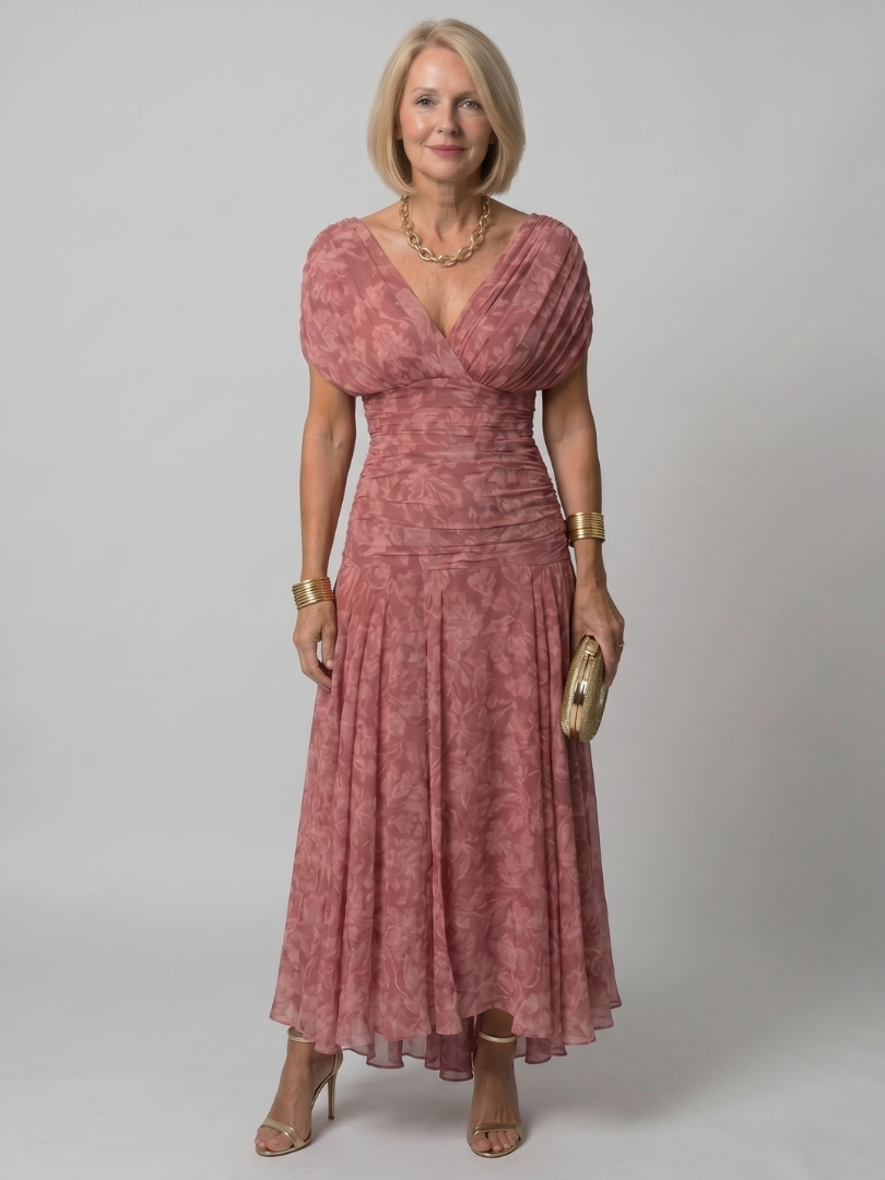 Galatea - Lightweight Off-Shoulder Midi Dress