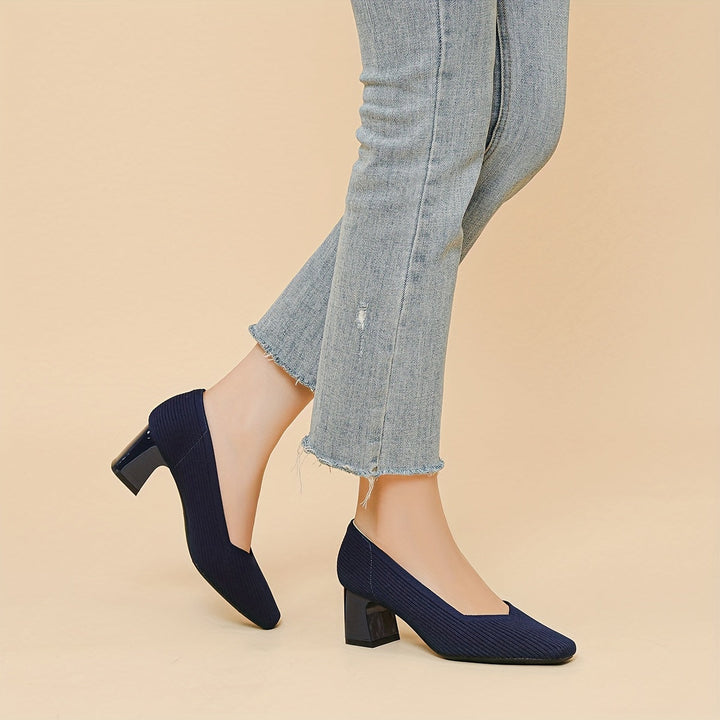 Hetty - Square-Heeled Court Shoe