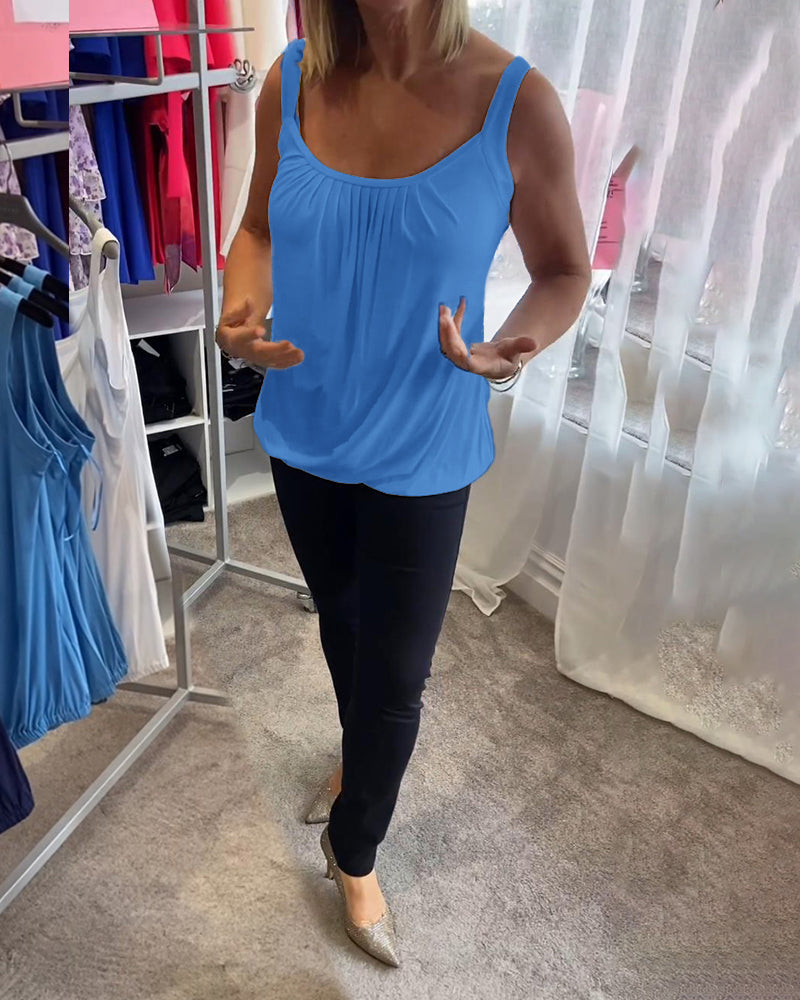 Corina - Soft-Touch U-Neck Tank Top