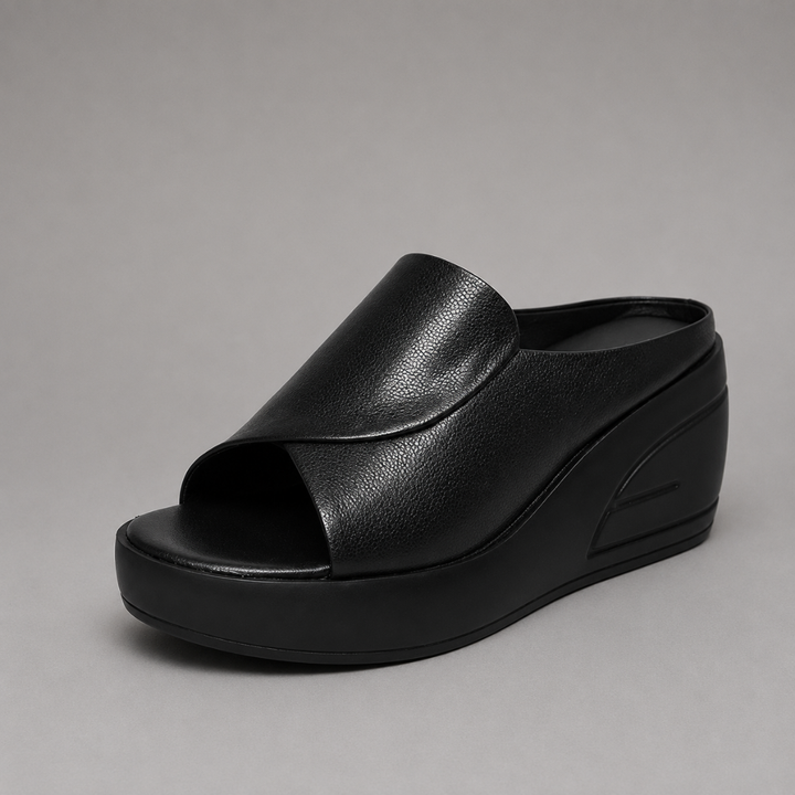 Alcinia - Supportive Slip-On Wedge Sandals
