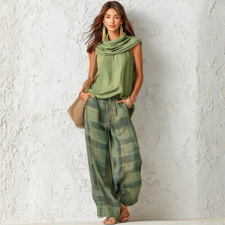Bernice - Relaxed Fit Two Piece Trouser Set
