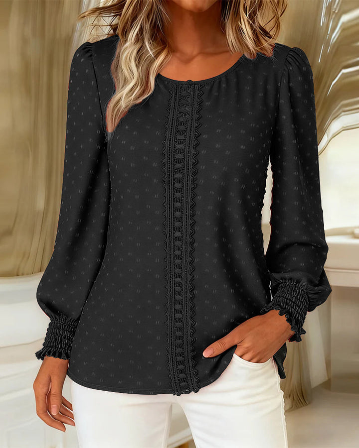 Maricea - Soft-Touch Long-Sleeve Top