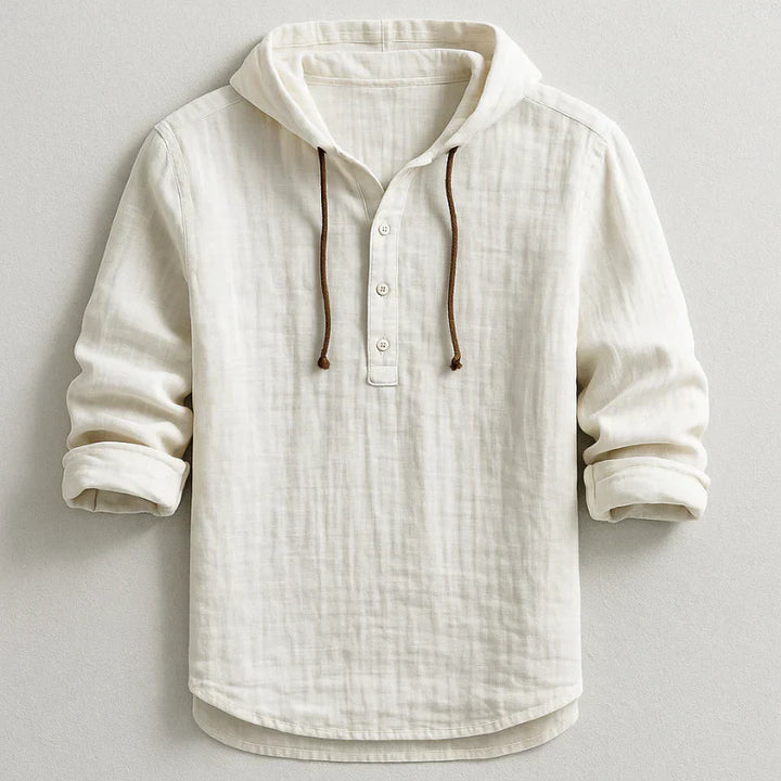 Beckford - Breathable Linen Hooded Shirt