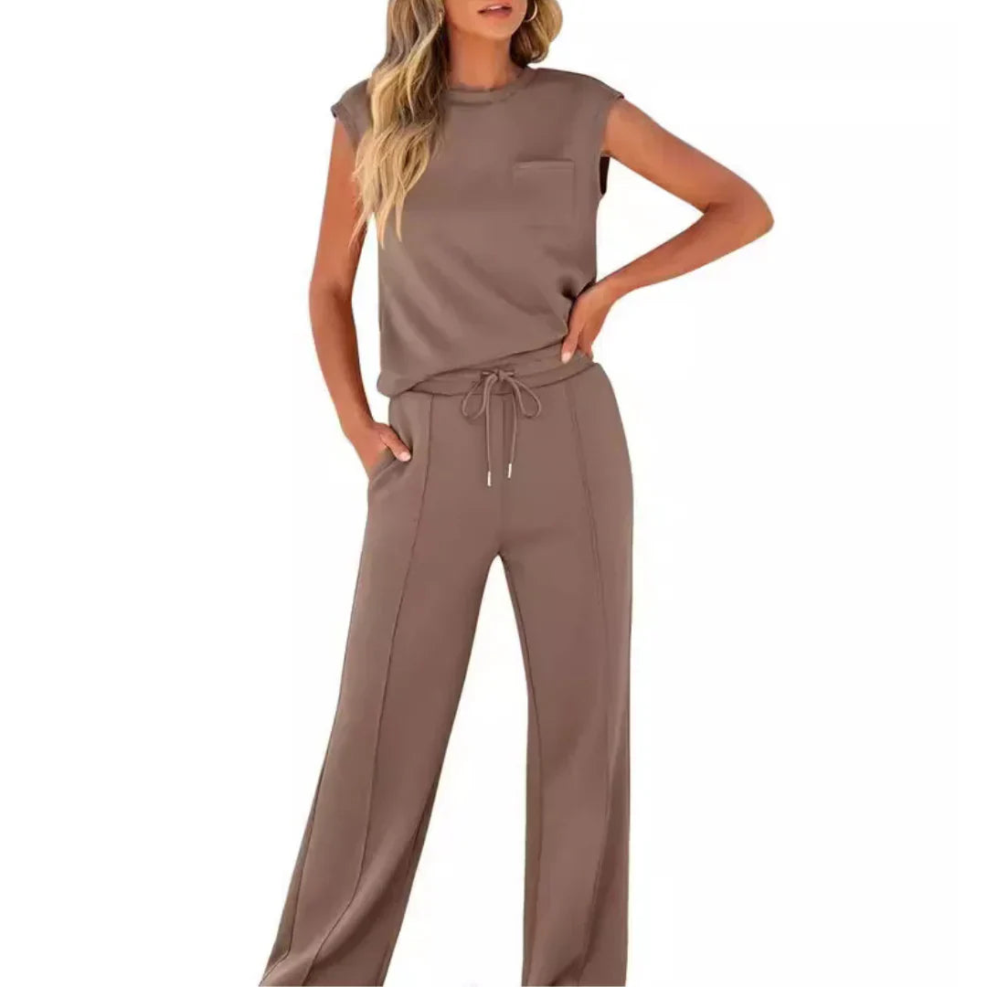 Tivaya - Soft-Touch Lounge Co-ord Set