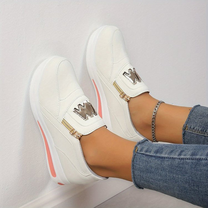 Ovelia - Platform Slip-On Sneakers