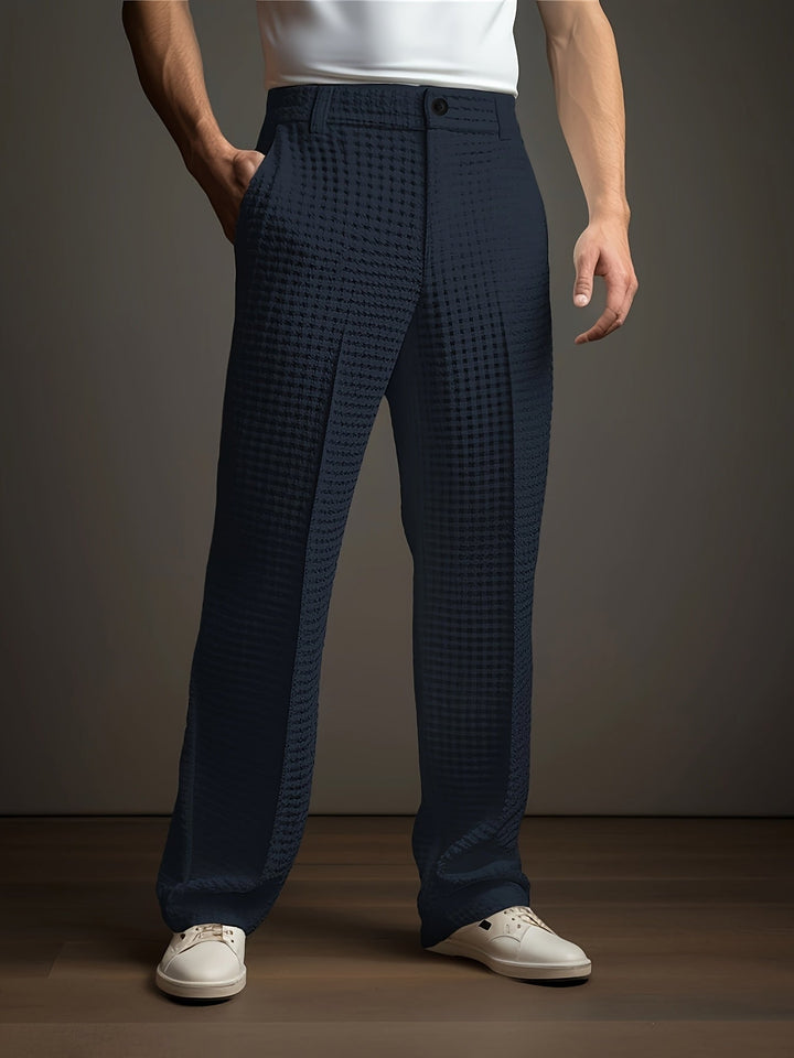 Dartmoor - Textured Straight-Leg Trousers