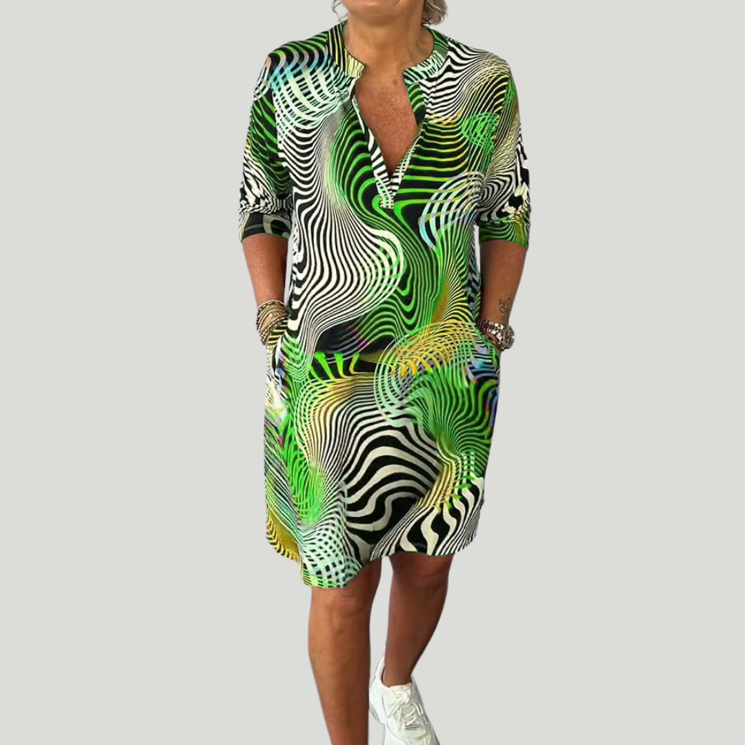 Tialora - Soft-Touch V-Neck Dress