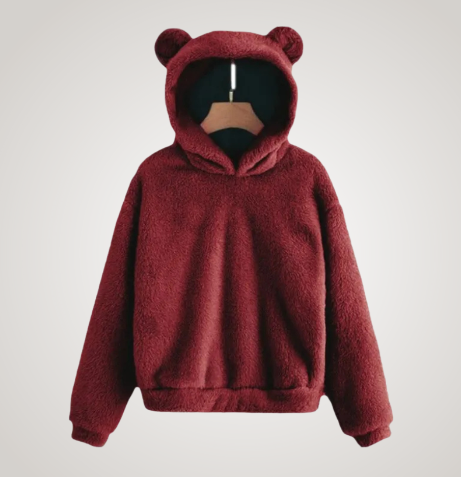 Tialyn - Plush Bear-Ear Hoodie