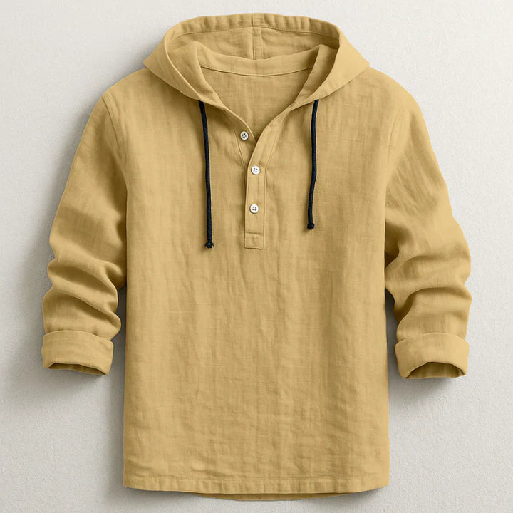 Beckford - Breathable Linen Hooded Shirt