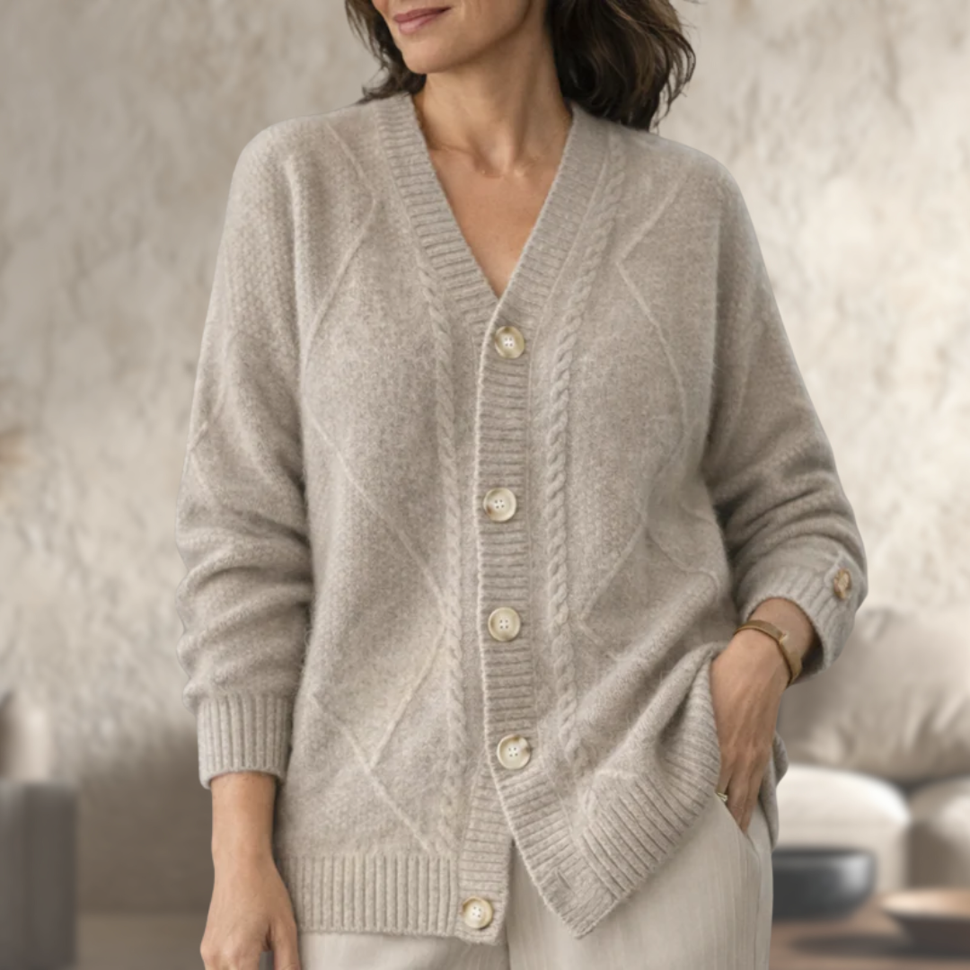 Helyn - Soft-Touch Knit Cardigan