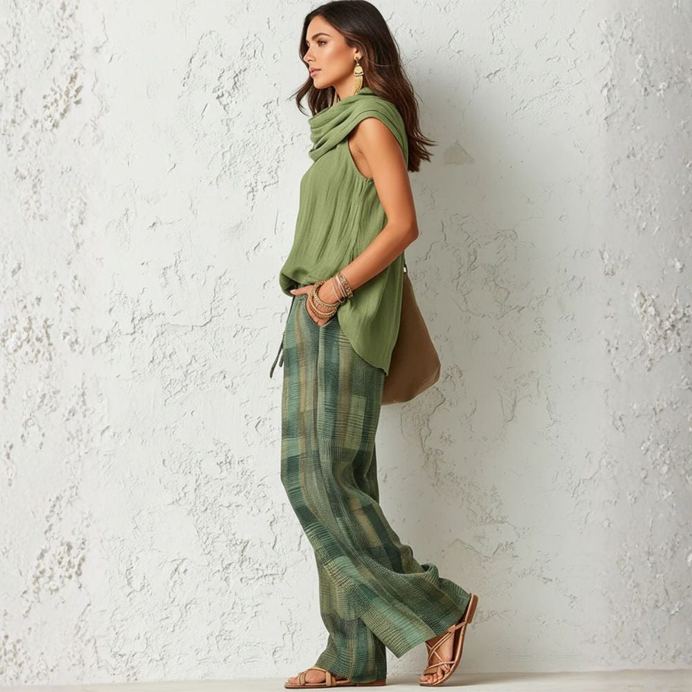 Bernice - Relaxed Fit Two Piece Trouser Set