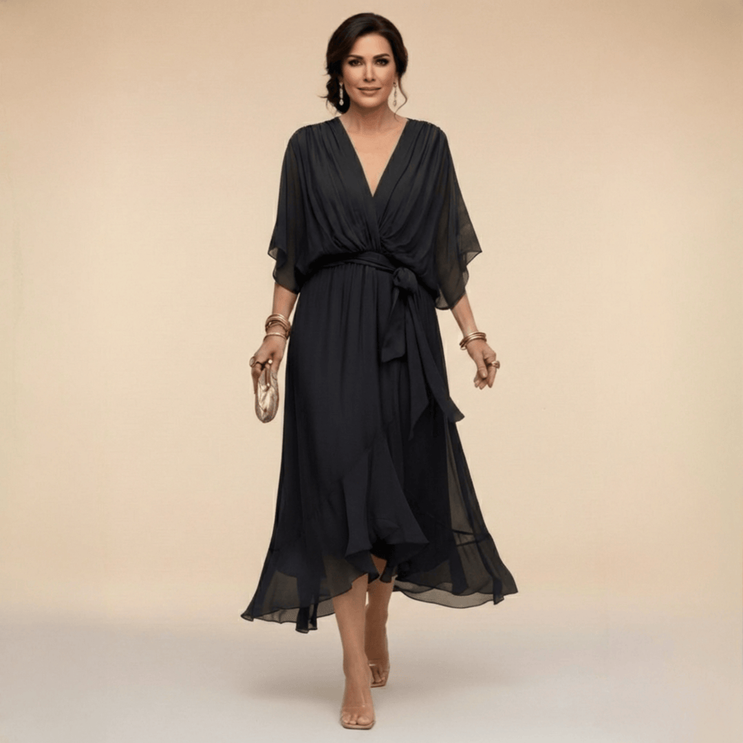 Mirabelle - Airy V-Neck Dress