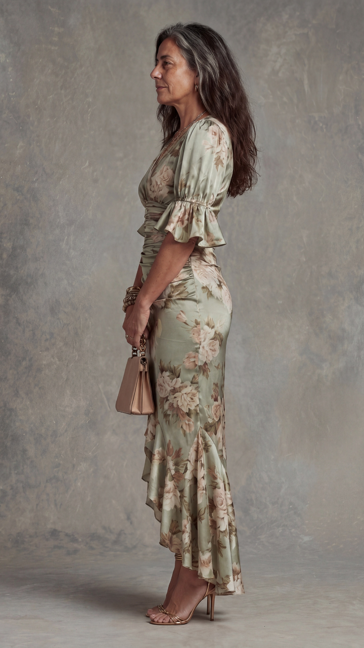 Yareen - Soft-Touch Floral Dress