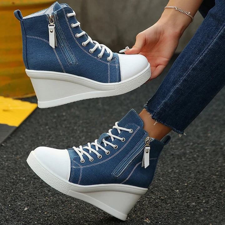 Harper - Sculpted Wedge Sneakers