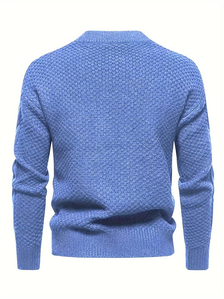 Kael - Cable Knit Mock Neck Sweater